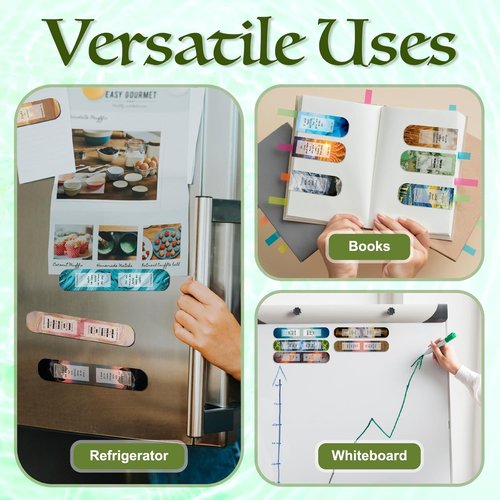 Christian Magnetic Bookmarks - 104 Pcs Bible Page Markers for Reading, School & Office Use