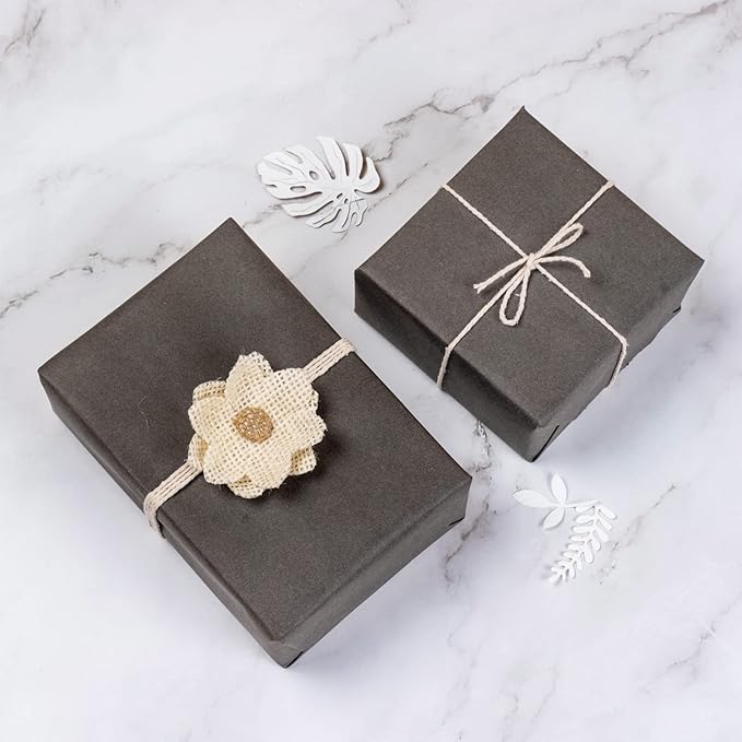 RUSPEPA 30"x 393"(32.8') Dark Gray Kraft Wrapping Paper Large Jumbo Roll, Recyclable Gray Gift Wrap Paper for Birthday Gift Wrapping, Table Covering, Art & Craft Supplies, Bouquet Flower, 80GSM