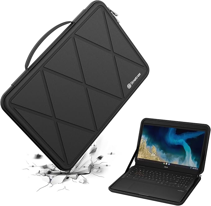 Smatree Hard EVA Protective Sleeve Case Compatible for 15.6 inch ASUS Chromebook Flip CM5 (CM5500) Laptop Waterproof Sleeve (X8278)