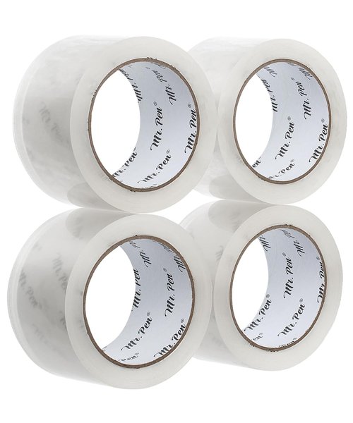 Mr. Pen Packing Tape - Heavy Duty Clear Tape, 2 Inch Wide, 60 Yards, 4 Pack for Shipping & Moving