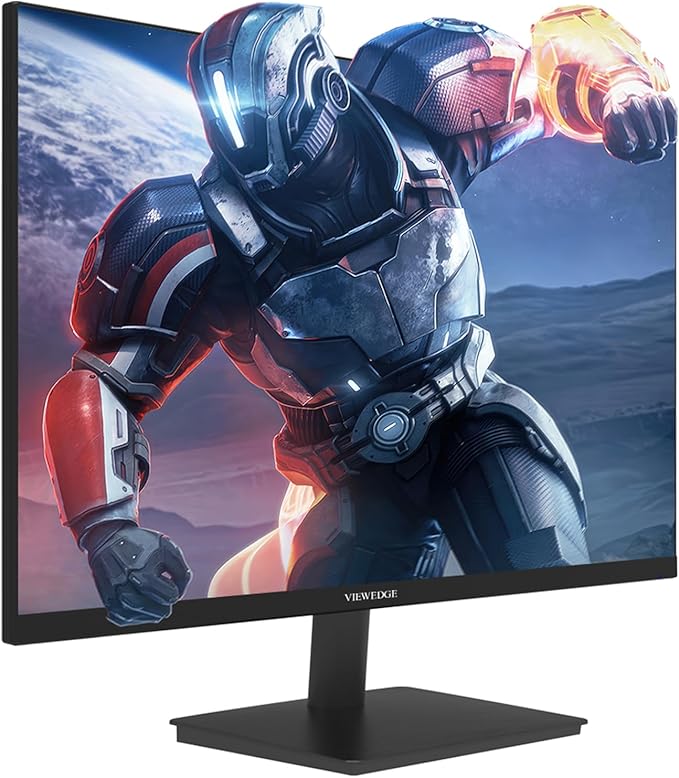 Viewedge 27 inch Gaming Monitor 240 Hz 1ms FHD 1920x1080 Computer Monitor, 110% sRGB HDR10 HDMI x 2 & DP x 2 Port, Built-in Speakers, Support Freesync and Wall Mount