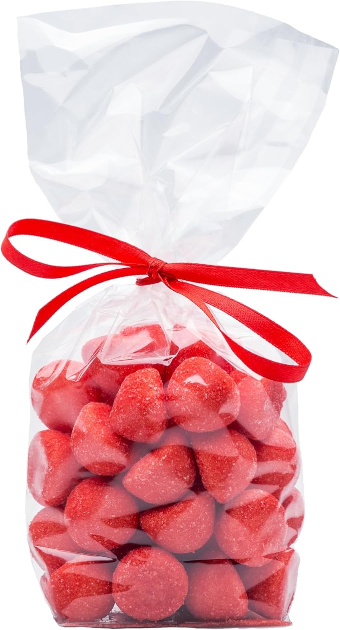 Wowfit Cello Bags, 10 CT 12x18 Inch Medium Clear Cellophane Bags for Wrapping Birthday and Holiday Gifts, and More (Flat, No Gusset, Medium Size, Ribbon NOT Included)