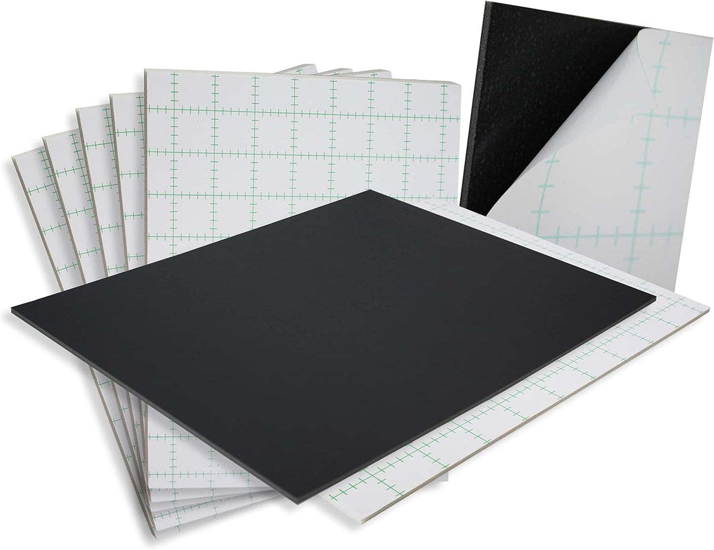 Skiennix Self-Adhesive Foam Board - 30x40" Black Mounting Board, Acid-Free, 5-Pack, 3/16" Thick