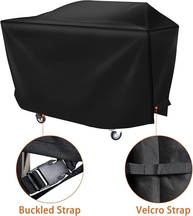 iCOVER Griddle Cover for Blackstone Rangetop Combo Griddles 600D Heavy Duty Waterproof Canvas, Fits Up to 68"