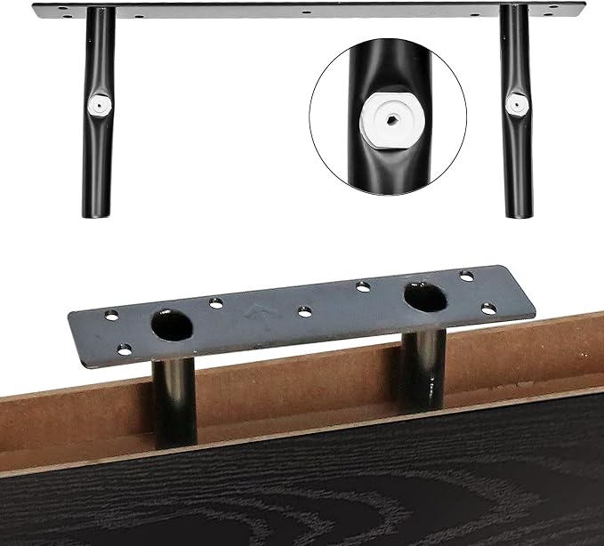 QEEIG Bathroom Shelves Over Toilet - Wall Mounted Floating Shelves Toilet Paper Storage Small Farmhouse Decor Shelf 16 inch Set of 3, Black (019-B3)