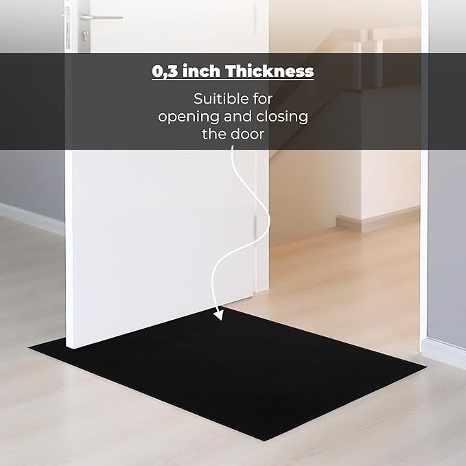 Cotton Paradise 100% Cotton Turkish Bathmat Rug, Soft Absorbent Quick Dry Non Slip, 20x34 Bathmat Rug, Coal Black