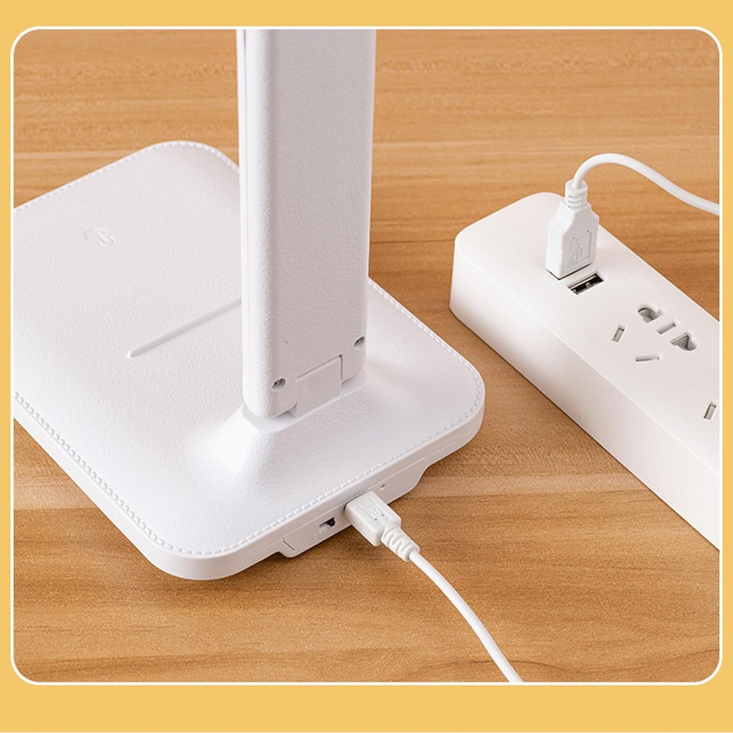Skiennix LED Desk Lamp - Modern Touch Control Table Light with USB Charging | 3 Colors, Foldable Design