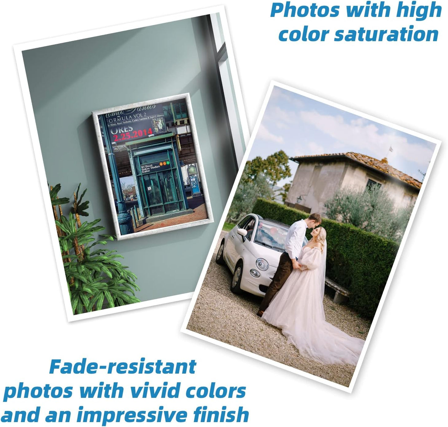 Uinkit Glossy Double-Sided Photo Paper | 8.5x11" | 37lb 140gsm for Inkjet Printing (100 Sheets)
