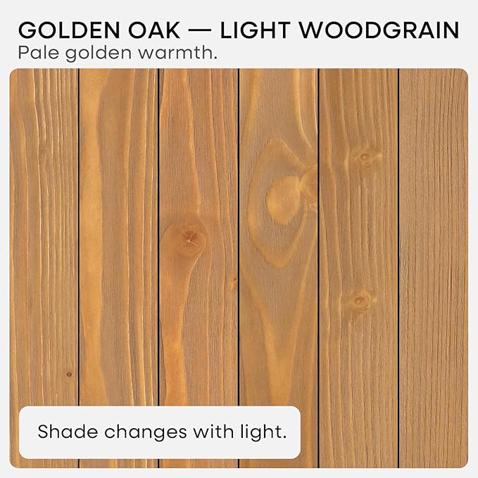 Homeforia 12 inch Golden Oak Floating Shelf, High End Solid Real Wood 12inch Small Floating Shelves for Wall Mounted, Oak Wooden 12in Floating Shelves, Heavy Duty Bracket, 12 X 6.5 X 1.75 in, Set of 3