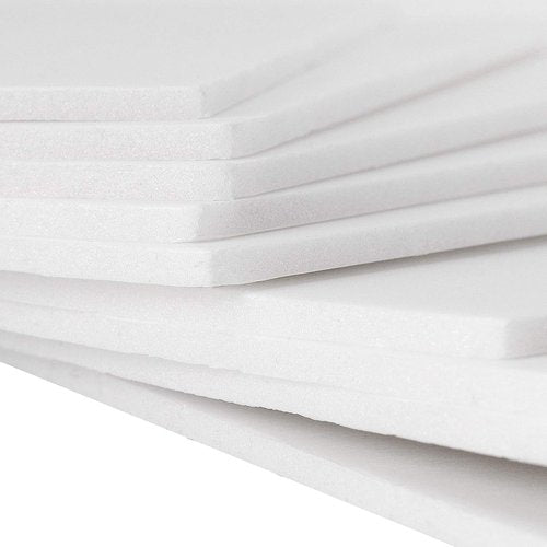 KOHAND Foam Core Backing Boards - 50 Pack of Thick 12"x16"x1/8" White Craft Boards for Signs & Art Projects