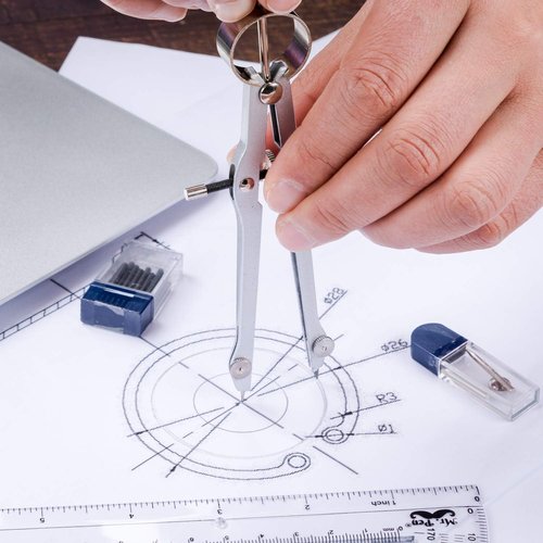 Mr. Pen Protractor and Compass Set - Essential Geometry Tools for Accurate Measurements | Perfect for School Use