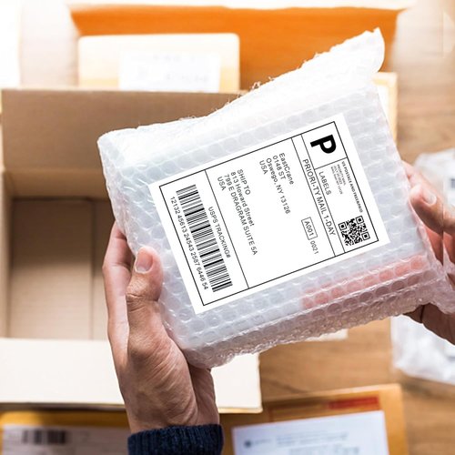 Heyous 800PCS Thermal Shipping Labels - Strong Adhesive, Commercial Grade, 60x40MM for Thermal Printers