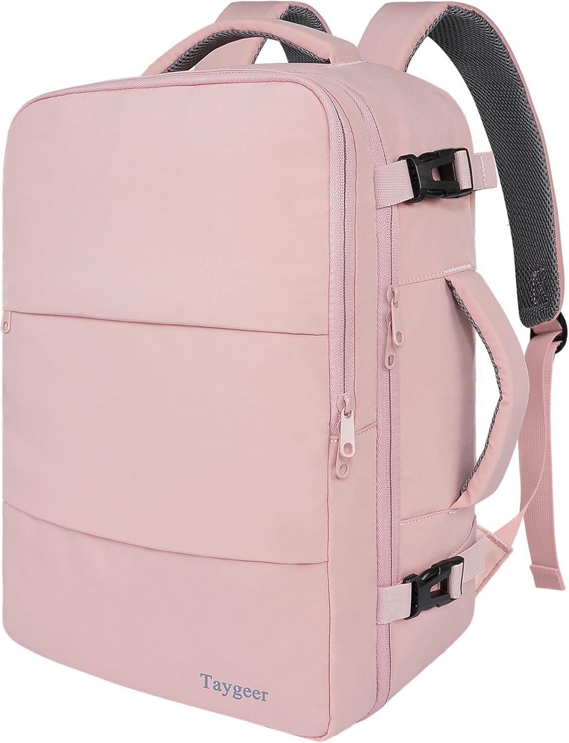 Taygeer Laptop Backpack - Large 17.3-Inch Travel Bag | TSA-Friendly 40L Daypack for Women, Pink