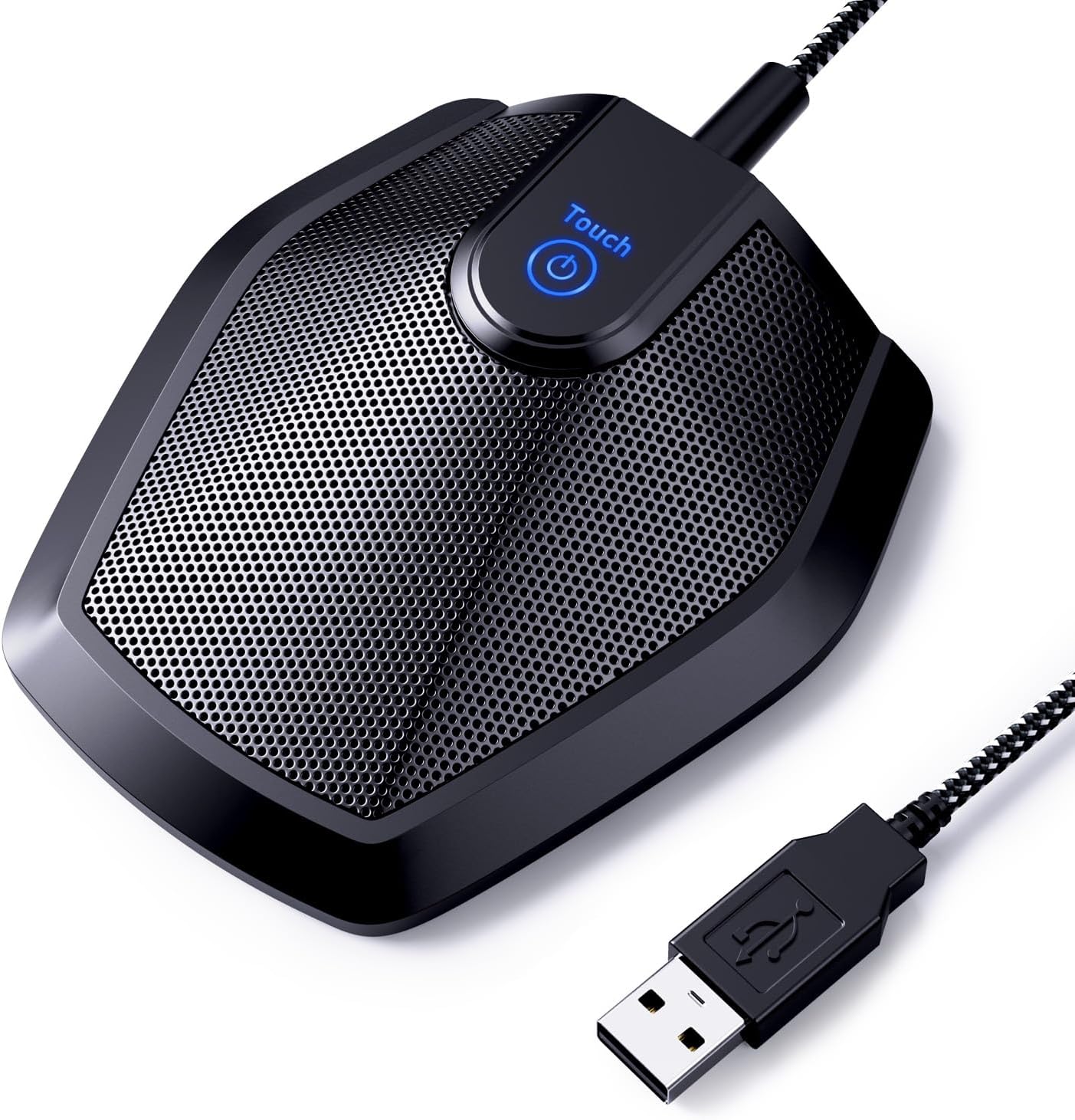 TONOR USB Conference Microphone - Omnidirectional Condenser Mic for Video Calls & Recording | Compatible with Mac & Windows