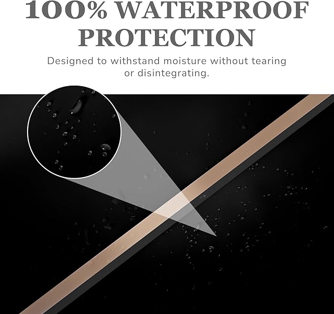 the florist Supply 20 Sheets Premium Flower Wrapping Paper | Waterproof Flower Wrapping Paper for Bouquets | Double Sided Floral Bouquet Sheets | DIY Gifts Rocio Black/Gold