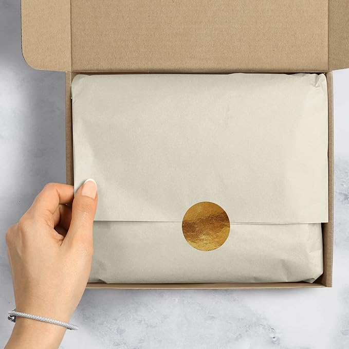 Jillson Roberts Bulk 480-Sheet Count 20" x 30" Recycled Tissue Paper Available in 30 Colors, Ivory
