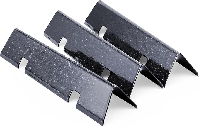 for Weber Spirit 2 Grill Parts, 15.3" Flavorizer Bars for Weber Spirit 2, GS4 Spirit II 200, Spirit II E210 S210 E215 E220 S220 with Front Mounted Control Grill, 16GA Porcelain Enameled Heat Plates