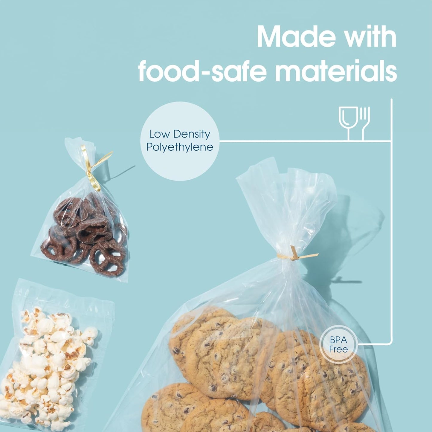 Spartan Industrial 16" X 20" Open-End Flat Poly Bags | 100 Count - 1.1 Mil Clear Plastic for Packaging & Shipping