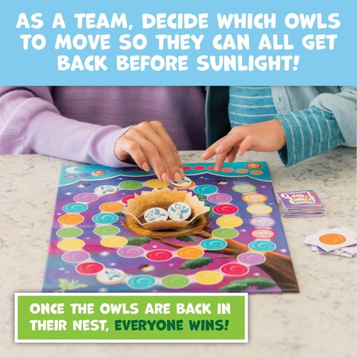Peaceable Kingdom Hoot Owl Hoot - Engaging Cooperative Matching Game for Kids