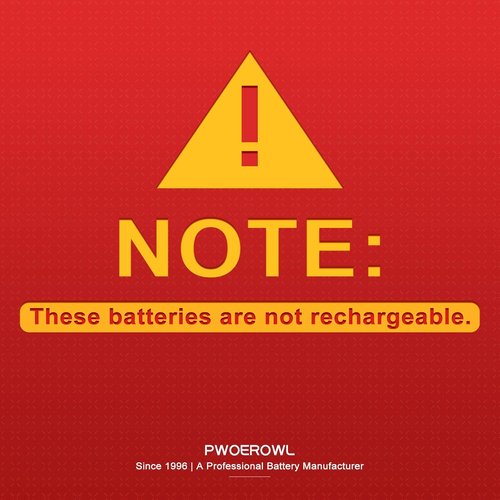 POWEROWL High-Capacity AAA Batteries - 24 Pack, 1.5V Long-Lasting, 10-Year Shelf Life