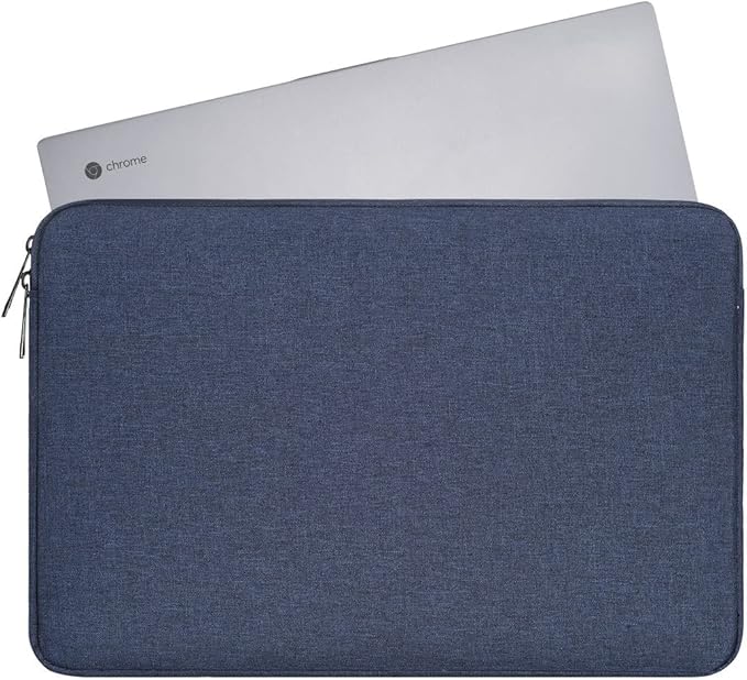 15.6 inch Laptop Sleeve Waterpoof Case for HP EVNY X360, HP Pavilion 15/ProBook 15, Acer Nitro 5 /Predator/Aspire 3 5 15.6, Lenovo Ideapad 3 15, Dell Inspiron 15, ASUS MSI Computer Bag(NavyBlue)