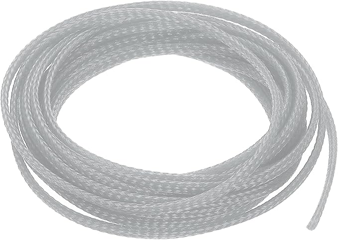 uxcell PET Expandable Sleeving 10ft 1/8" Gray Cable Management Sleeve Cord Organizer for Wrap Protect Cable