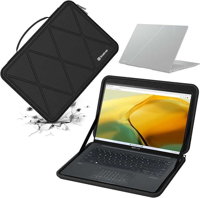 Smatree Hard EVA Protective Sleeve for 14 inch ASUS Zenbook 14 UX3405CA,for 14inch Vivobook S 14 S5406 Copilot+PC, 14inch Vivobook 14 Flip TP3407 Copilot+PC,for 14 inch Zenbook 14/14X OLED Case(X8043)