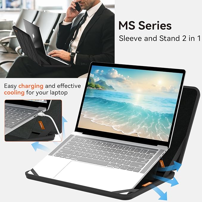 Smatree MS118 Hard EVA Protective Sleeve with Stand Compatible for 17.3 inch Acer Aspire 5 A517-53-78TS/A517-53-58XA/A517-52-75N6, for Acer Aspire 3 A317-53-57FK/A317-53-38Y1 Waterproof Case