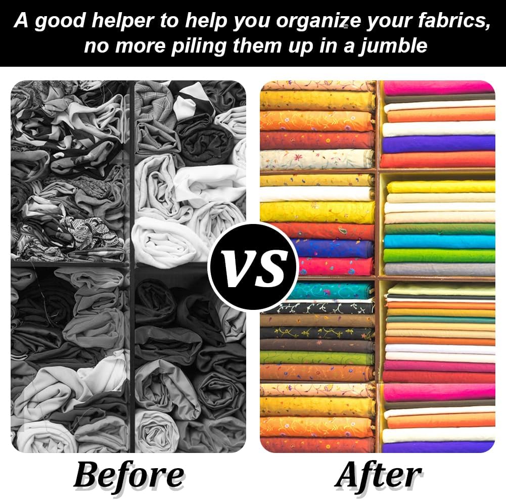 Skiennix Fabric Storage Boards - 200 Pcs 7.5 x 10.6 Inch with 3 mm Thickness & 900 U-Shape Clips