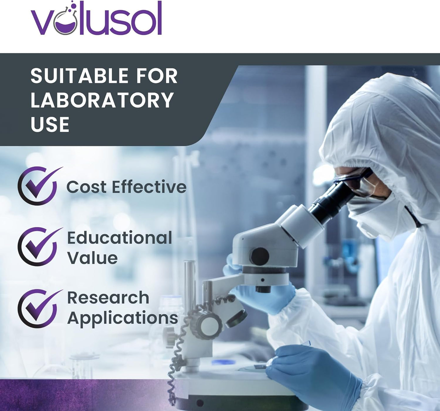 Volu-Sol Wright-Giemsa Stain Kit - Romanowsky Microscope Stain for Blood & Bone Marrow - 4 oz (118 ml) Each