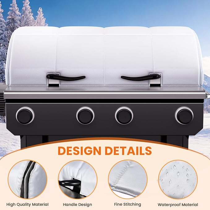Grill Insulation Blanket for recteq X-Fire Pro 825 Wood Pellet Smoker Grill, Insulated Blanket Replacement for recteq X-Fire Pro 825, Save Heat for Winter Cooking