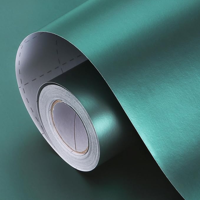 Dark Green Christmas Wrapping Paper, 17inch x 33ft Matte Metallic Green Solid Color Gift Wrapping Paper Roll Perfect for Birthday, Christmas, Baby Shower, Wedding, Easter, Lucky St Patrick, Valentine