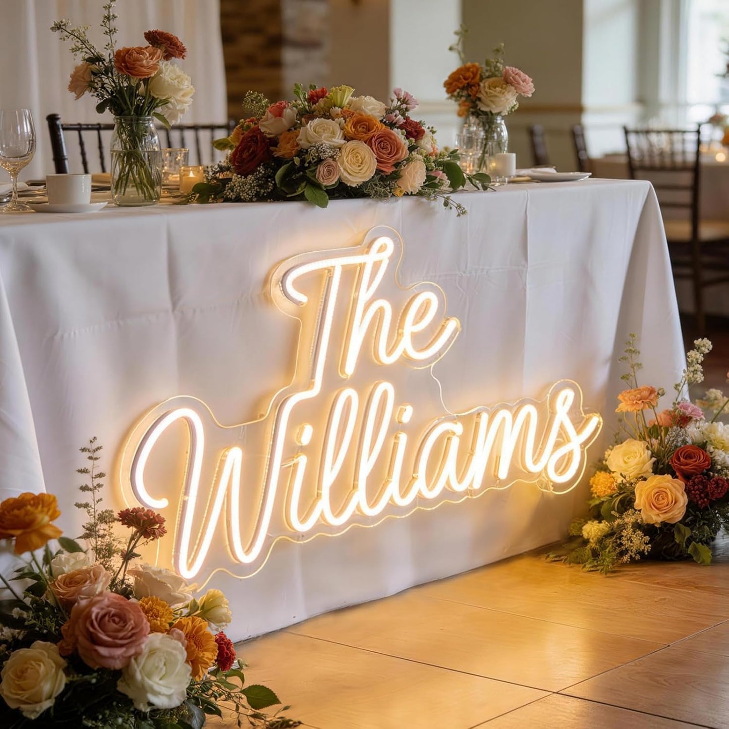 Skiennix Custom Neon Sign - Personalized LED Light for Weddings, Engagements & Events | Unique Wall Decor