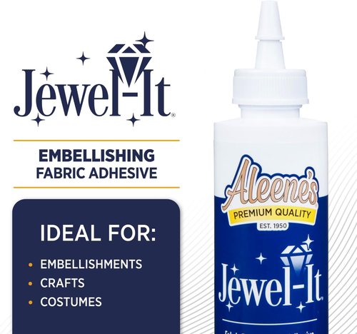 Aleene's Jewel-It Embellishing Glue - 4oz for Secure Crafting and DIY Projects