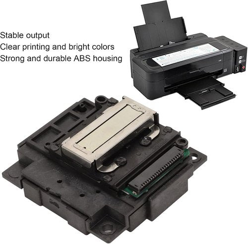 Qiilu Printhead Replacement - Durable ABS Housing for Smooth Inkjet Printing | Compatible with L210, L300, L301, L303, L351, L355, Me401