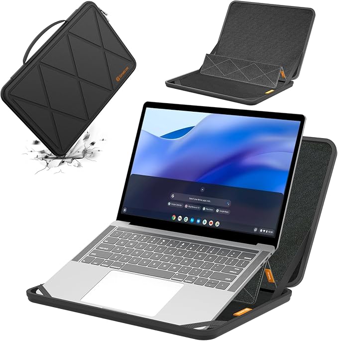 Smatree MS63 Hard EVA Protective Sleeve Case with Stand Compatible for 14 inch Acer Chromebook Vero 514, for Acer Chromebook Spin 514 Laptop,for Acer Chromebook 514, for 14 inch Acer Chromebook 314