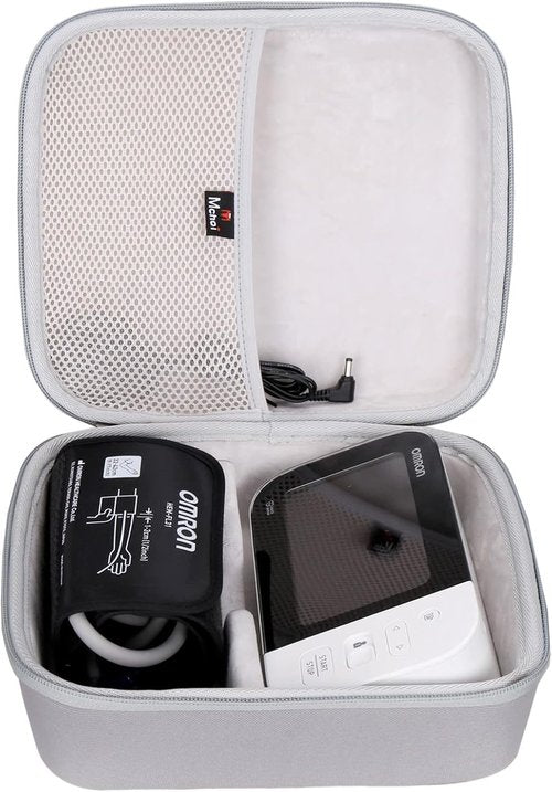 Mchoi Hard Storage Case for OMRON Blood Pressure Monitors - Durable Protection for BP5450/BP5350/BP7450 | Cuff Included