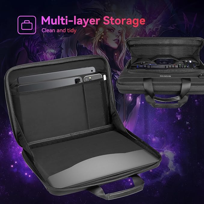 Smatree Heavy Duty Hard Case for 16 inch Lenovo Legion Pro 7/7i/5i/5 Gen 8, for Legion 5 Pro Gen7/ Slim 5i Gen8/ Slim 7i Gen8/7, for 15.6 inch Lenovo IdeaPad Gaming 3 Laptop (A800)