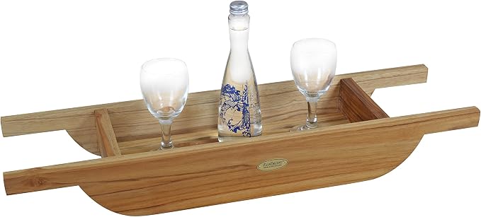 EcoDecors, 29 inch, Bath Tray for Tub, Bath Tub Tray Wood, Bathtub Table, Caddy for Bathtub in Natural Teak