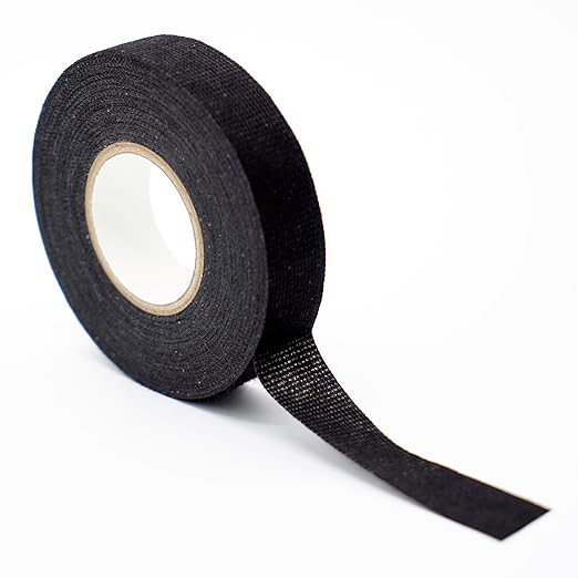 Wire Harness Tape, 3/4-Inch x 49-Foot (5-Pack), High Temp Wiring Loom Harness, Self-Adhesive Felt Cloth Electrical Tape for Automotive Engines, Noise Dampening, and Cable Protection