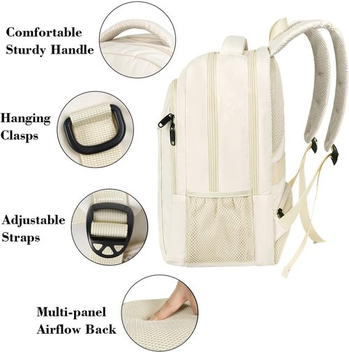 MATEIN Laptop Backpack - 15.6 Inch Anti-Theft Water-Resistant Travel Bag for Women & Professionals