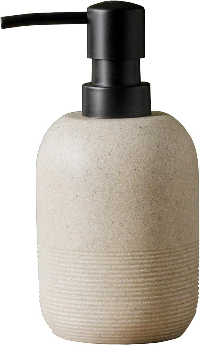 GalDal Soap Dispenser Beige,Hand Soap Lotion Dispenser for Bathroom Countertop,Soap Dispenser for Kitchen.