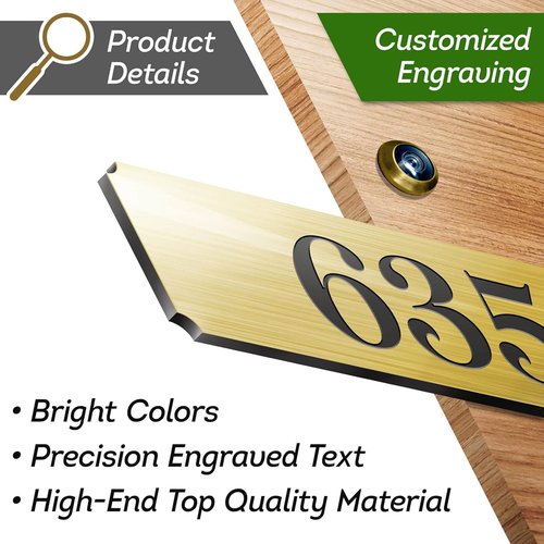 My Sign Center Custom Door Office Sign - Personalized Wall Plaque | 2x8 Inch, USA Made