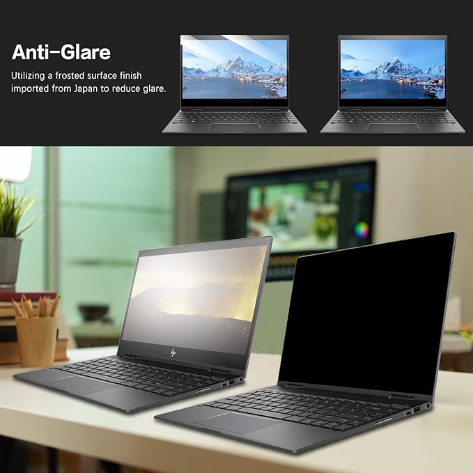 Laptop Privacy Screen 15.6 Inch 16:9 Aspect Ratio, Laptop Screen Privacy Shield Compatible With Lenovo Hp Dell Acer Asus Thinkpad Envy Xps, Removable Anti Glare Blue Light Computer Filter Protector