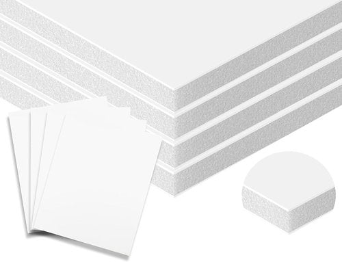 Foam Board 16x20 | 100-Pack Acid-Free Foam Core Sheets - Thick White Polystyrene for Displays