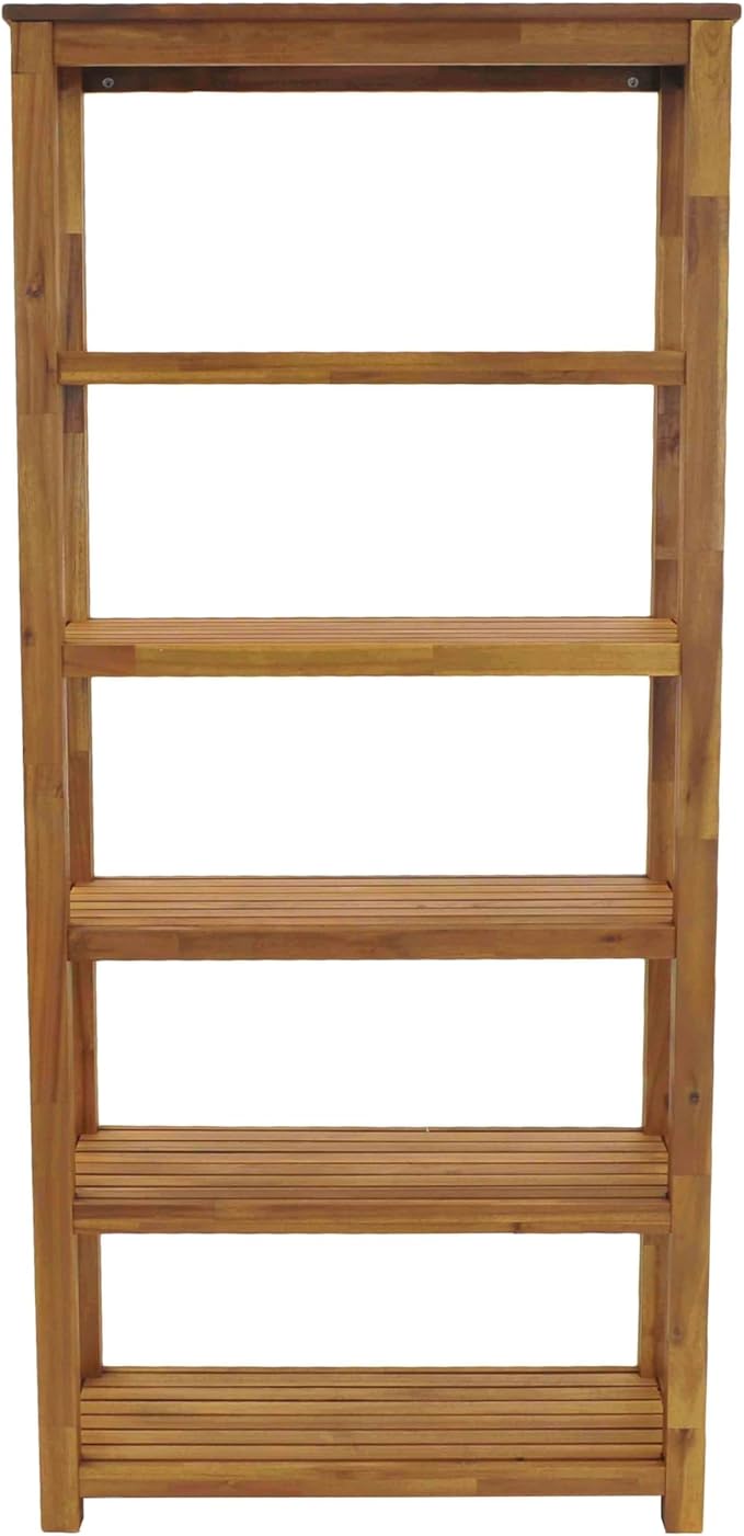 New Pacific Direct Tiburon Book Shelf Furniture, Amber