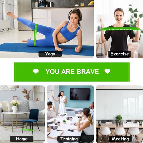 ROOKEA Chair Bands for Kids - Sensory Tools for Fidgety Feet | Green ADHD Classroom Essentials (16 Pcs)