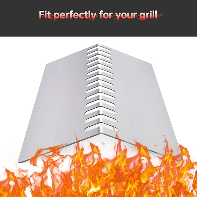 Cozilar 16516 16631 16520 Grill Burner Replacement for 5 Burners Bull Grill Replacement Parts Bull Brahma 57568 57569, Cal Flame BBQ04103000, BBQ04103010-CC, Grill Heat Plates Grill Parts Accessories
