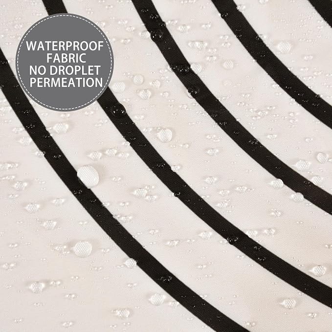 Boho Mid Century Extra Long Shower Curtain, Minimalist Abstract Arch Simple Sun Modern Machine Washable Waterproof Fabric for Bathroom Decor Bathtub with 12 Hooks 72Wx84H
