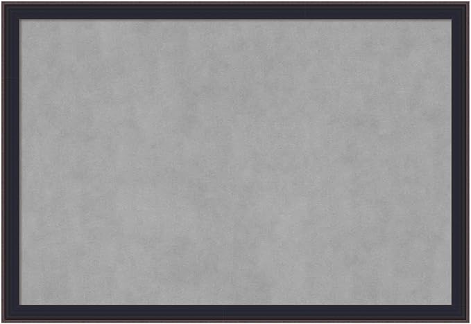 Amanti Art Black Framed Magnetic Board 27x39 Large Vision Board for use with Magnets, 100% Metal Sheet to Display Items as Office Decor or for Home Organization in mudroom, Kitchen or Kids Room